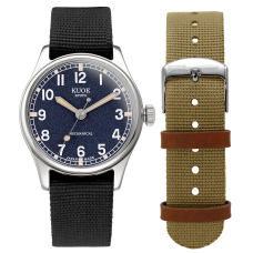 OLD SMITH 90-002 Automatic, Navy Dial with Swiss Super-LumiNova