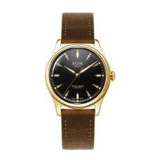 ROYAL SMITH 90-006 Gold Case Black Dial