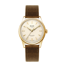 ROYAL SMITH 90-006 Gold Case Ivory Dial