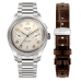 ROYAL SMITH 90-010 Automatic Ivory x Vertical Brushed Dial ROYAL SMITH 90-010 Automatic Ivory x Vertical Brushed Dial