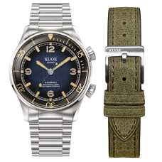 SOMBRERO 90-011, Gradient Navy, Linen Textured Dial, 20 BAR Water Resistant