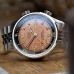 SOMBRERO 90-011, Salmon Pink Linen Textured Dial, 20 BAR Water Resistant SOMBRERO 90-011, Salmon Pink Linen Textured Dial, 20 BAR Water Resistant