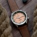 SOMBRERO 90-011, Salmon Pink Linen Textured Dial, 20 BAR Water Resistant SOMBRERO 90-011, Salmon Pink Linen Textured Dial, 20 BAR Water Resistant