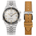 SOMBRERO 90-011, Silver, Linen Textured Dial, 20 BAR Water Resistant