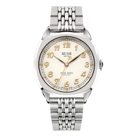 ROYAL SMITH 90-008 Silver / Gold with Stainless Steel Bracelet